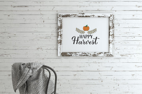Happy Harvest SVG. Autumn Quote Cut File SVG LaBelezoka 