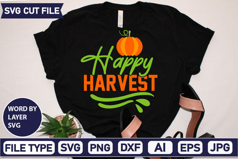 Happy Harvest SVG Cut File SVG DesignPlante 503 