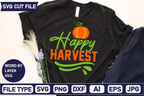 Happy Harvest SVG Cut File SVG DesignPlante 503 