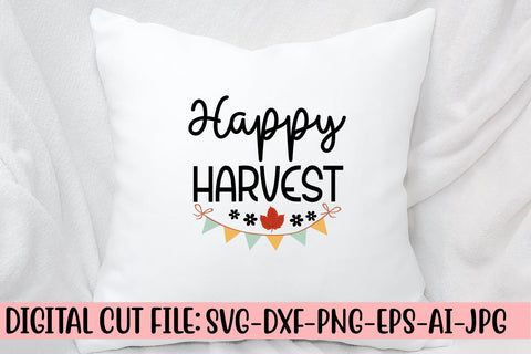 Happy Harvest SVG Cut File SVG Syaman 