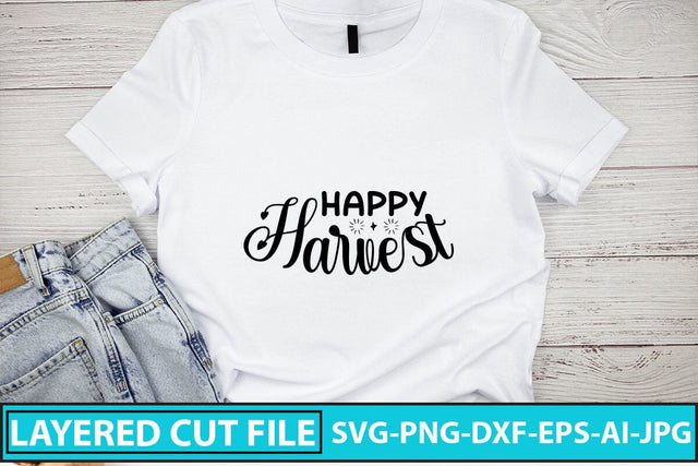 Happy Harvest SVG Cut File SVG Syaman 
