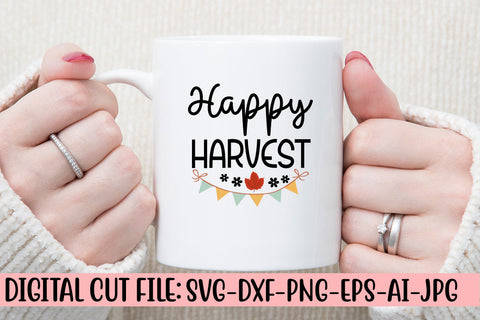 Happy Harvest SVG Cut File SVG Syaman 