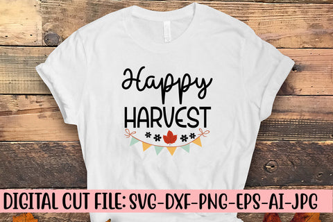 Happy Harvest SVG Cut File SVG Syaman 
