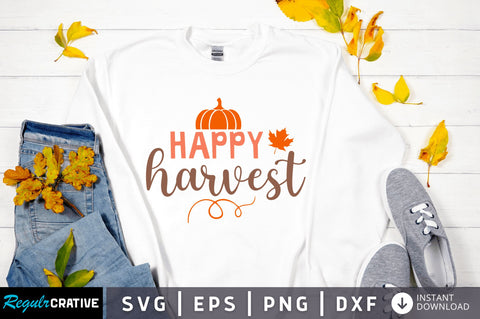 Happy harvest SVG Design SVG Regulrcrative 