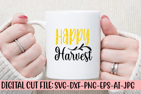 Happy Harvest SVG Design SVG Syaman 