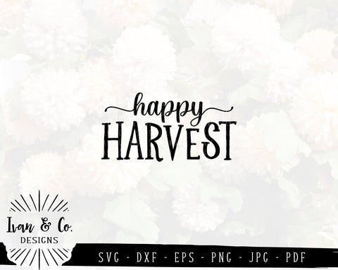 Happy Harvest SVG Files | Fall | Autumn SVG (845365832) SVG Ivan & Co. Designs 