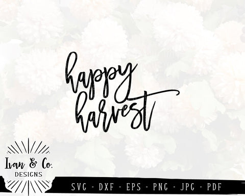 Happy Harvest SVG Files | Fall | Autumn SVG (863849327) SVG Ivan & Co. Designs 