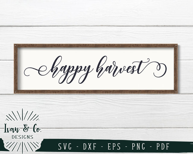 Happy Harvest SVG Files | Fall | Thanksgiving | Autumn SVG (731565234) SVG Ivan & Co. Designs 