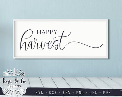 Happy Harvest SVG Files | Fall | Thanksgiving | Autumn SVG (862887517) SVG Ivan & Co. Designs 