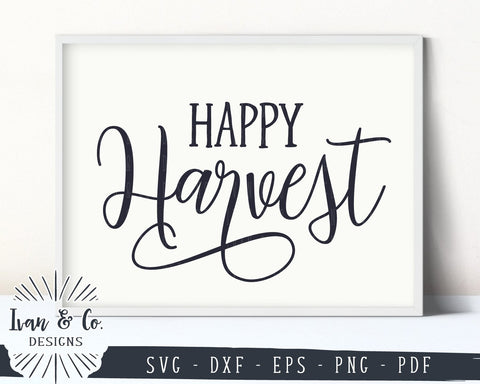 Happy Harvest SVG Files | Fall | Thanksgiving | Autumn SVG (874336532) SVG Ivan & Co. Designs 