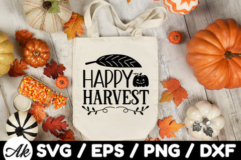 Happy harvest svg SVG akazaddesign 