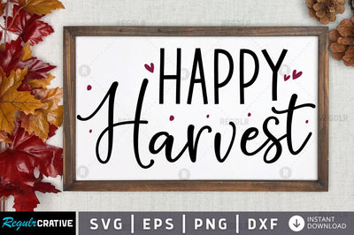 Happy harvest SVG SVG Regulrcrative 