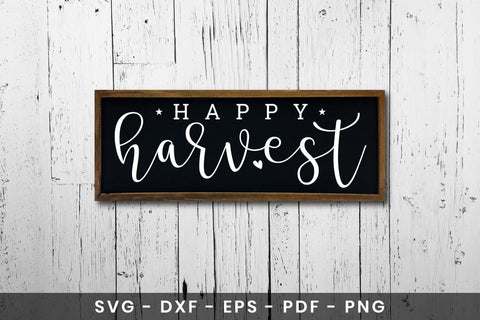 Happy Harvest SVG | Thanksgiving Sign SVG SVG CraftLabSVG 