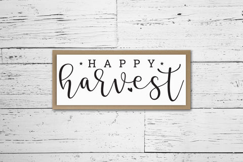 Happy Harvest SVG | Thanksgiving Sign SVG SVG CraftLabSVG 