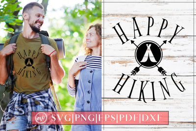 Happy Hiking SVG SVG MockupSvgVenue 