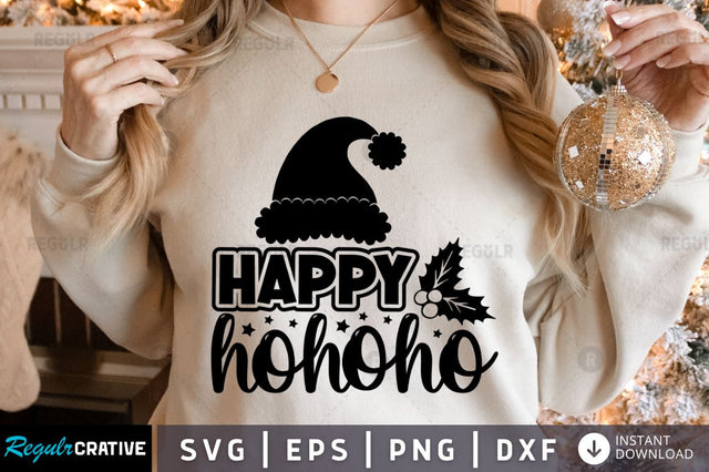 Happy hohoho SVG SVG Regulrcrative 