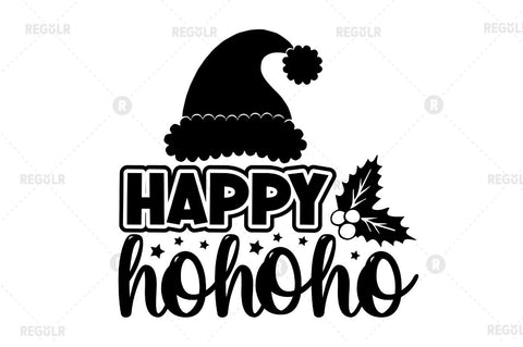Happy hohoho SVG SVG Regulrcrative 