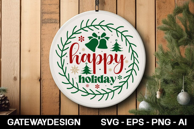 Happy Holiday Svg Design SVG designmaster24 