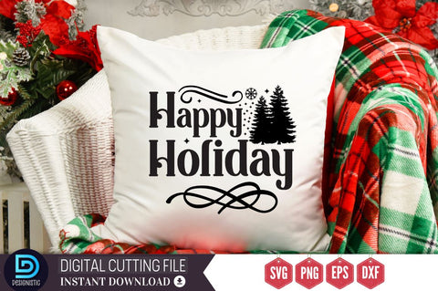 Happy holiday SVG SVG DESIGNISTIC 