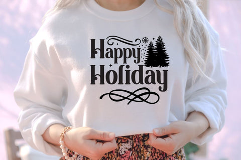 Happy holiday SVG SVG DESIGNISTIC 