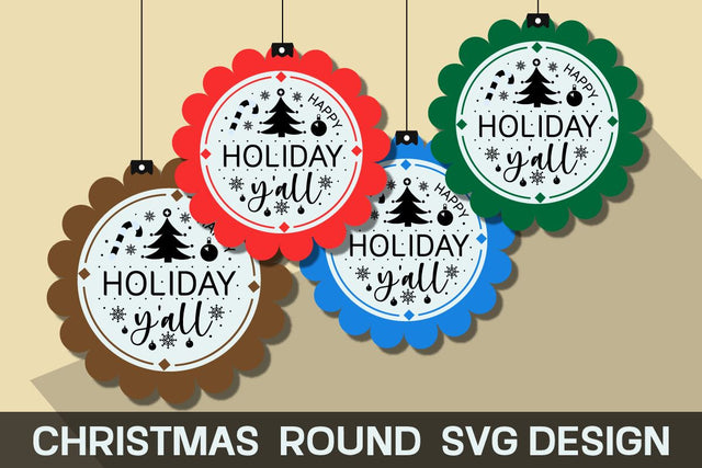happy holiday y'all Sign Design SVG designmaster24 