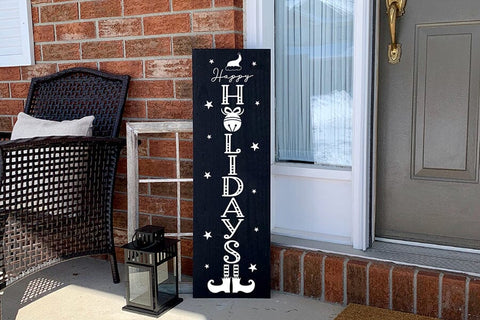Happy Holidays - Christmas Porch Sign SVG SVG CraftLabSVG 