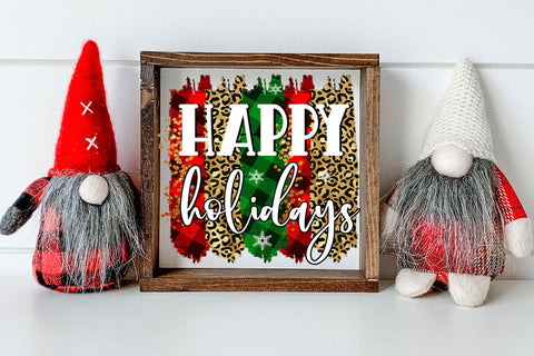 Happy Holidays Sublimation I Christmas Sublimation Design Sublimation Happy Printables Club 