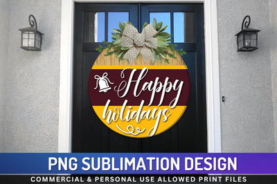 Happy holidays Sublimation PNG Sublimation Regulrcrative 