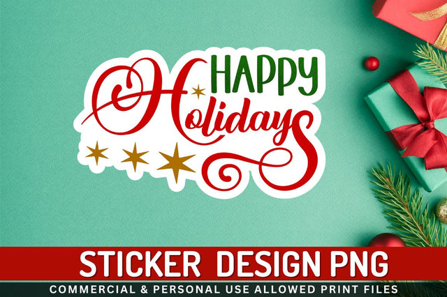 Happy holidays Sublimation PNG Sublimation Regulrcrative 