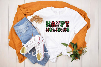 Happy Holidays Sublimation Sublimation SVGista 