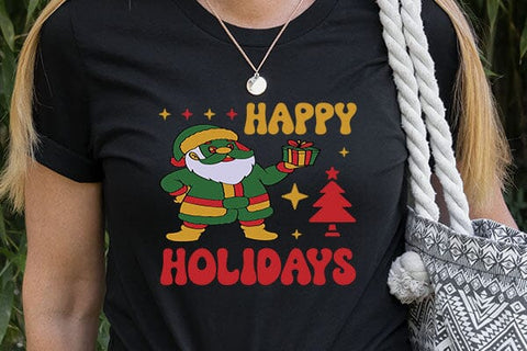 Happy Holidays SVG Angelina750 
