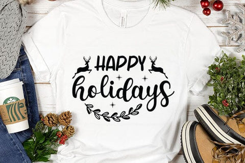 Happy Holidays SVG Angelina750 