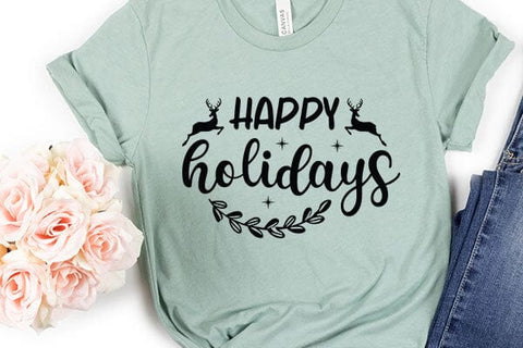 Happy Holidays SVG Angelina750 