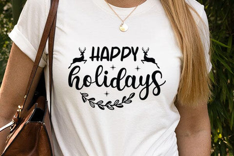 Happy Holidays SVG Angelina750 