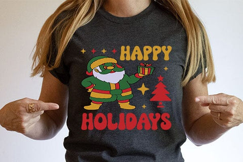 Happy Holidays SVG Angelina750 