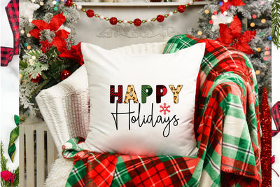 happy holidays SVG CraftingStudio 