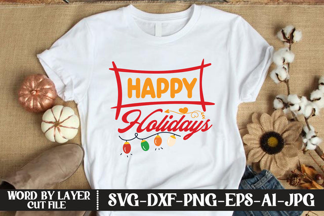 Happy Holidays SVG DESIGN SVG MStudio 