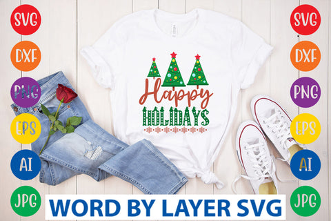 Happy Holidays SVG Design SVG Rafiqul20606 