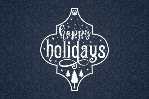 Happy holidays SVG Design SVG Regulrcrative 