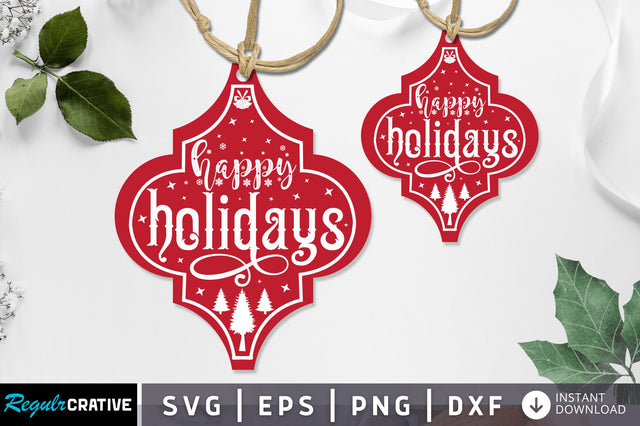 Happy holidays SVG Design SVG Regulrcrative 