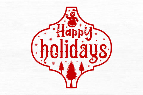 Happy holidays SVG Design SVG Regulrcrative 