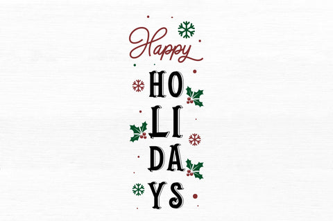 Happy holidays SVG Design SVG Regulrcrative 