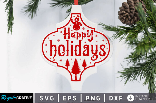 Happy holidays SVG Design SVG Regulrcrative 