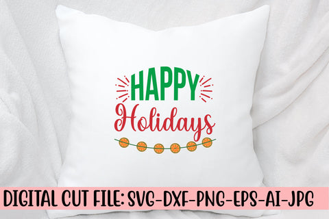 Happy Holidays SVG Design SVG Syaman 