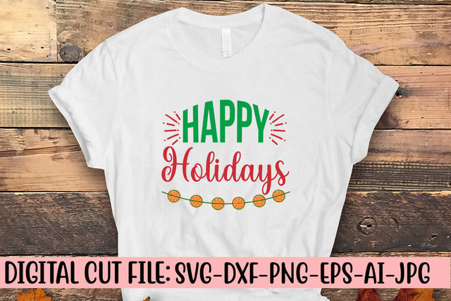 Happy Holidays SVG Design SVG Syaman 