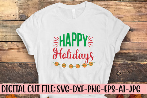 Happy Holidays SVG Design SVG Syaman 