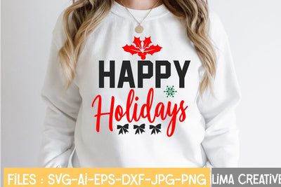 Happy Holidays SVG Insomnia Std 