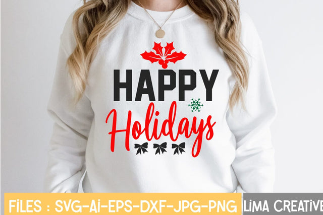 Happy Holidays SVG Insomnia Std 