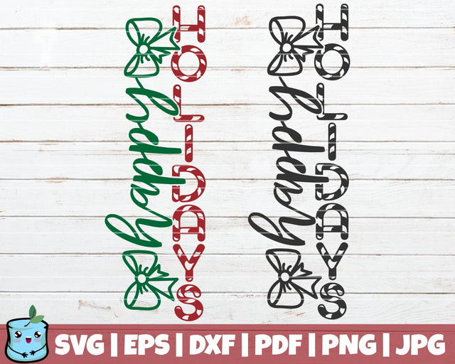 Happy Holidays SVG MintyMarshmallows 