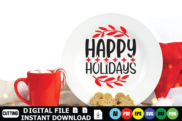 Happy Holidays SVG Shahin alam 